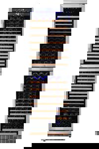 EDGESTAR 142 BOTTLE 24 BUILT IN DUAL ZONE DOUBLE DOOR WINE COOLER